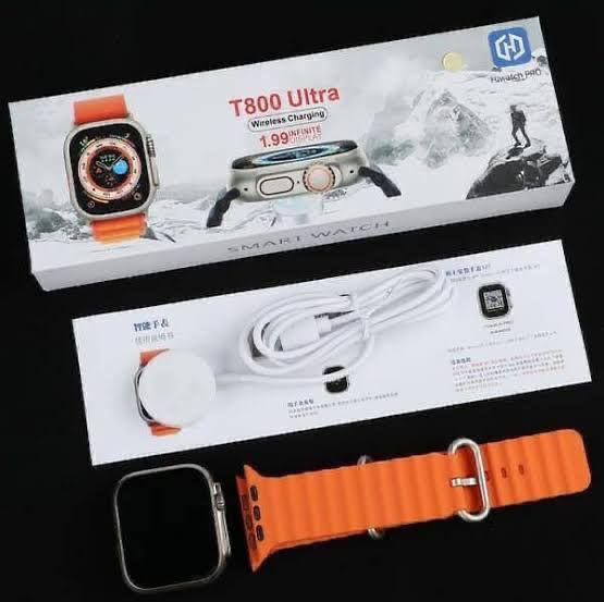 T800 Ultra Smartwatch Series 8: 1.99" Display, Bluetooth, Waterproof